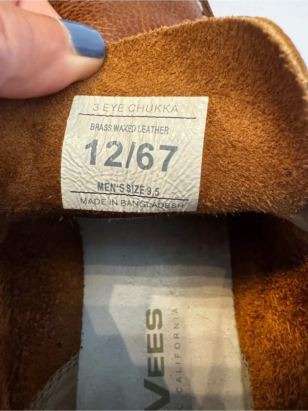 SeaVees 12/67 3 Eye Chukka Boots Brass Waxed Rare size 9.5